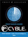 Home Threat Intelligence 33 Cyble recognised by Frost Radar for Cyber Threat Intelligence